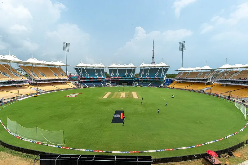 First Ranji Trophy match played at Chepauk
