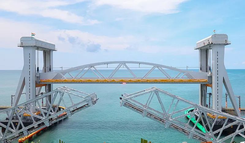 New Pamban rail bridge opens