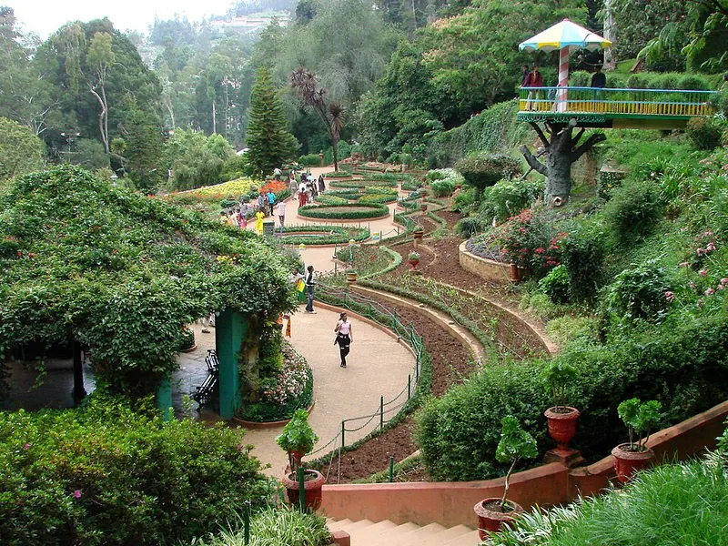 Government Botanical Garden laid out at Ooty