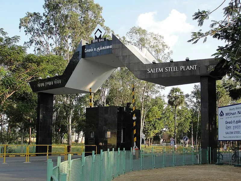 Construction of Salem Steel Plant begins