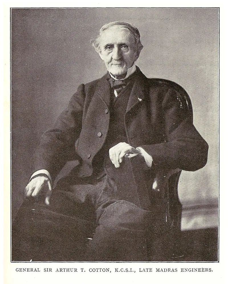 Arthur Cotton builds the Upper Anaicut at Mukkombu